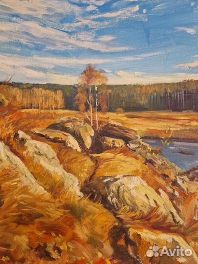 Картина маслом на холсте Ревун