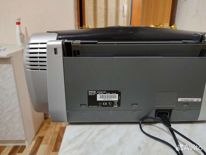 Принтер.Epson stylus C 87с цветным картриджем б/у