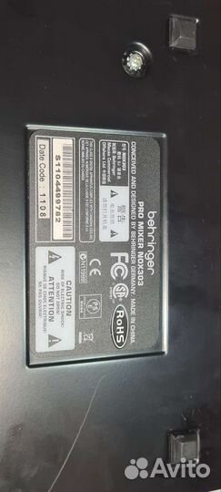 Микшерный пульт behringer nox 303