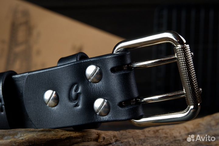 Ремень из толстой кожи, водяной буйвол, Япония