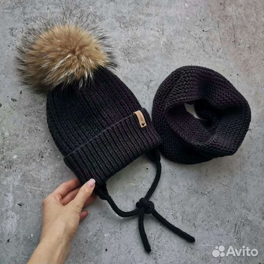 Шапка и снуд для мальчика