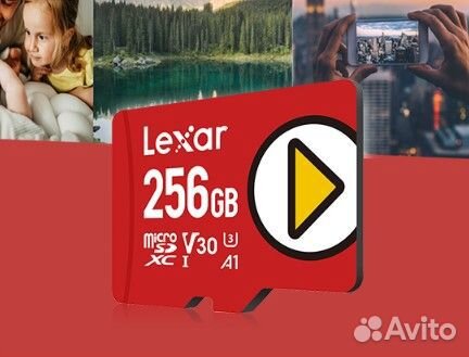 Карта памяти Lexar Play microSD 256 Gb