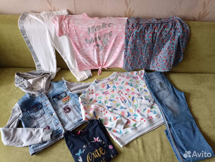 Одежда для девочки 140-146 новая и бу