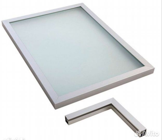 Мебельные рамочные фасады со стеклом на заказ