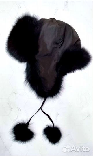 Шапка ушанка женская