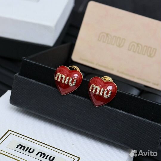 Серьги Miu Miu