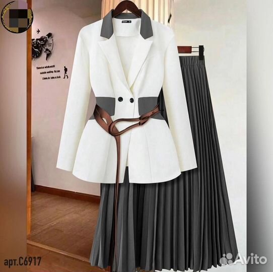 Костюм с юбкой размеры от 44 до 54