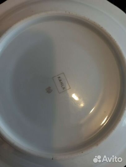 Блюдца от сервиза кахла гдр чертополох