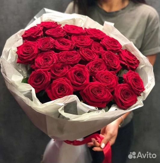 Цветы розы букет