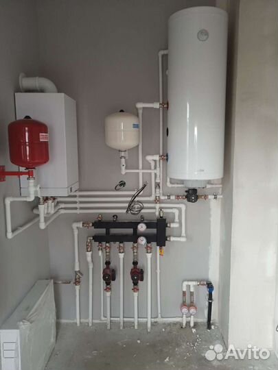 Монтаж отопления, водоснабжения. Услуги сантехника