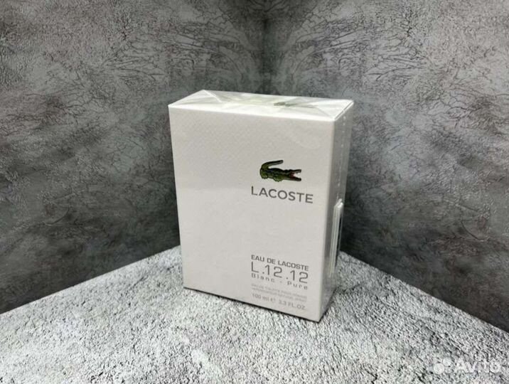 Духи мужские Lacoste L.12.12 blanc Лакост Бланк