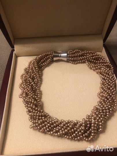 Колье из бисера