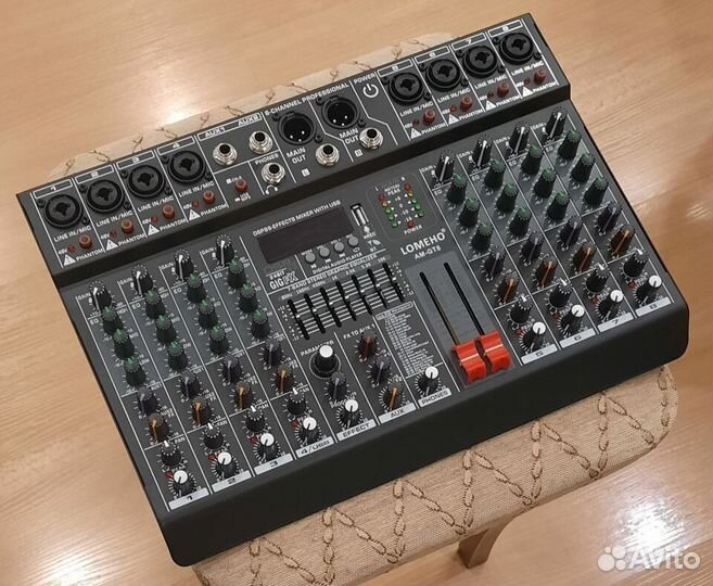 Микшерный пульт Lomeho AM-GT8 Микшер FX USBt 99DSP