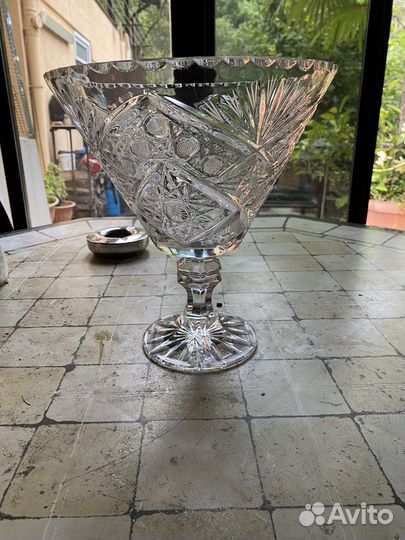 Ваза хрустальная СССР