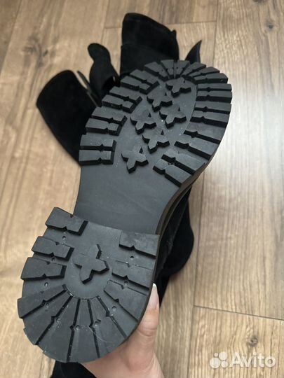 Сапоги зимние ботфорты 38р