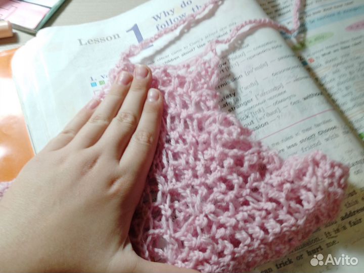 Вязаные сумка авоська