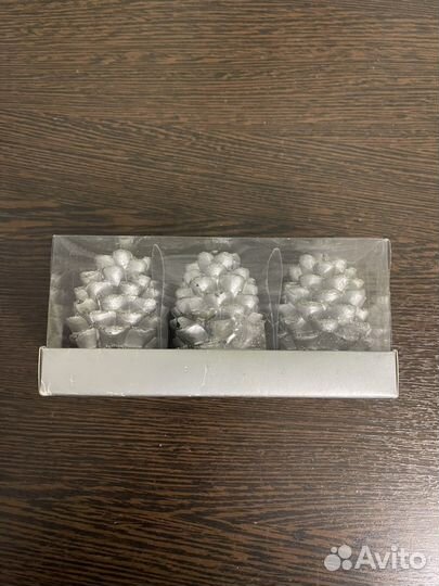 Свечи новогоднии шишки