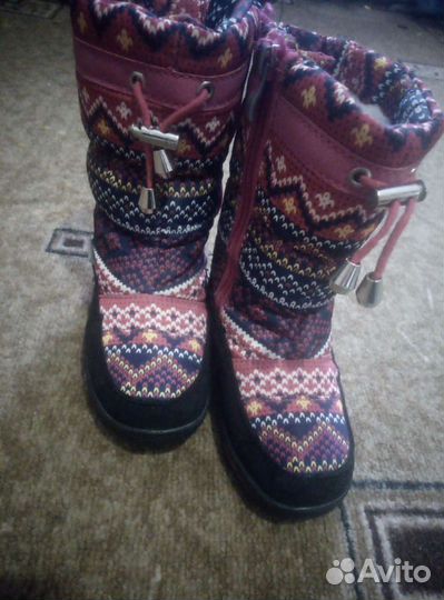Сапоги зимние для девочки