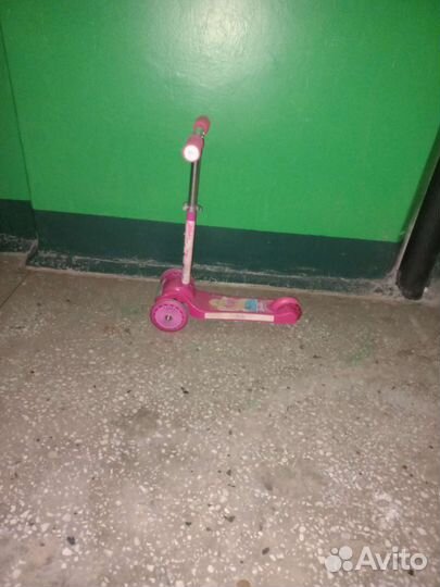 Самокат детский трехколесный бу