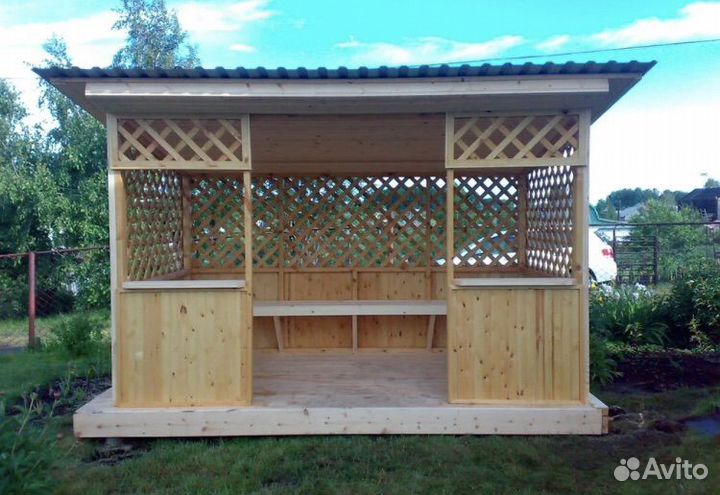 Строительство терраса веранда беседка