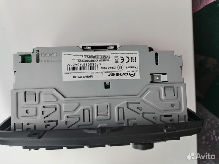 Магнитола Пионер с переходной рамкой