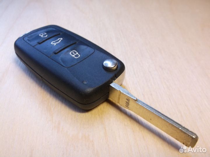 5K0 837 202 выкидной ключ VW 3 кнопки hella 434MHz