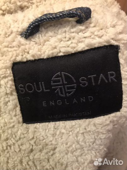 Джинсовая куртка с мехом