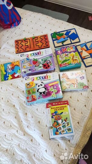 Пазлы игрушки для малышей