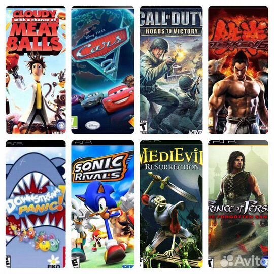 Sony PlayStation portable PSP + игры