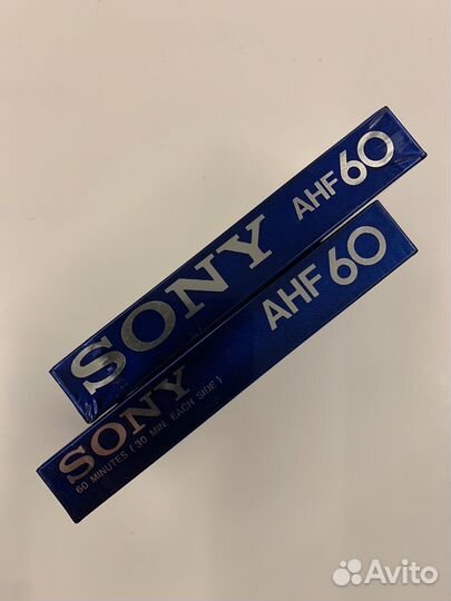 Аудиокассеты Sony AHF 60. япония и европа
