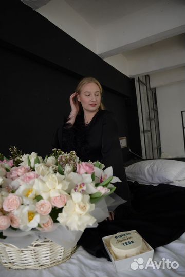 Большая корзина цветов