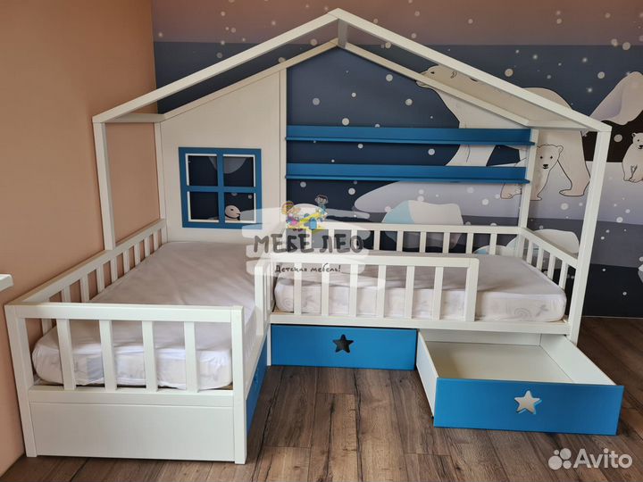 Кровать домик