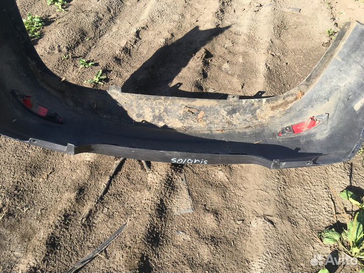 Бампер задний (Hyundai Solaris)