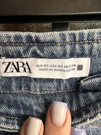 Юбка джинсовая zara