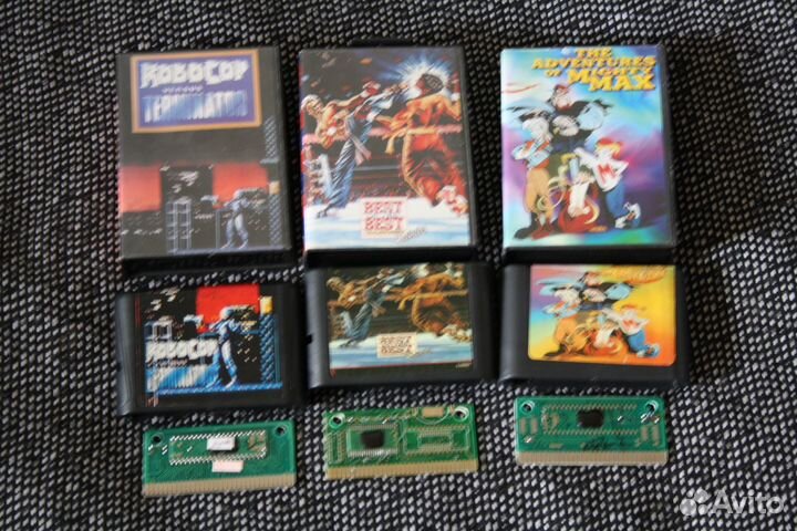 Картриджи для sega из 90х