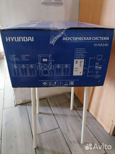 Музыкальный центр Акустическаясистемаhyundaihha540