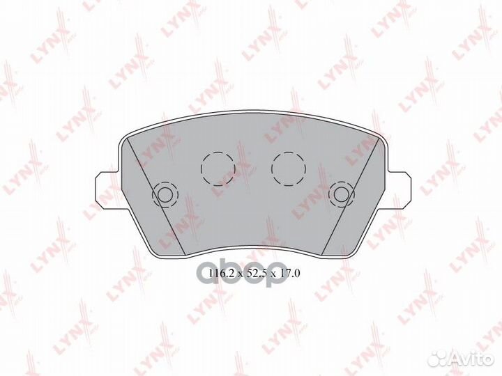 Колодки торм.renault duster/lada largus 10 BD