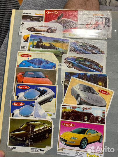 Фантики жевательной резинки turbo, kent