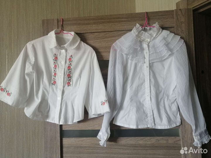 Рубашки и блузки школьные 134-140-146 брюки кофта
