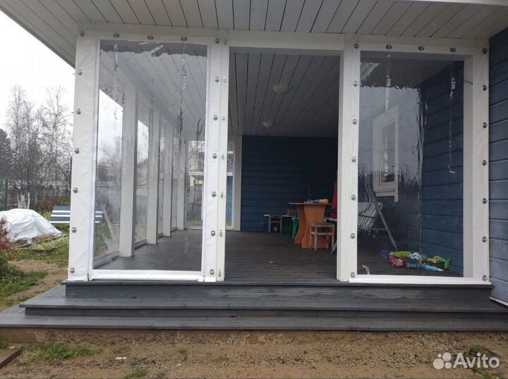 Мягкие окна для беседок и террасс