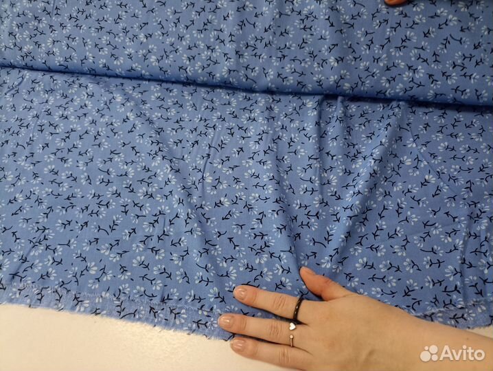 Остаток ткани штапель