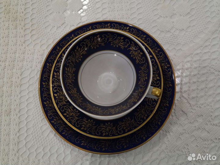 Чайная тройка фарфор Германия