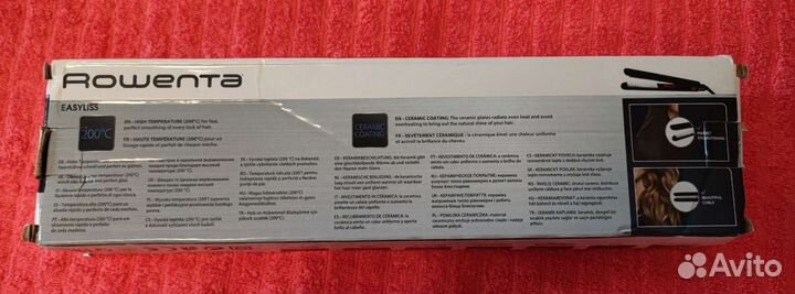Выпрямитель Rowenta easyliss новый