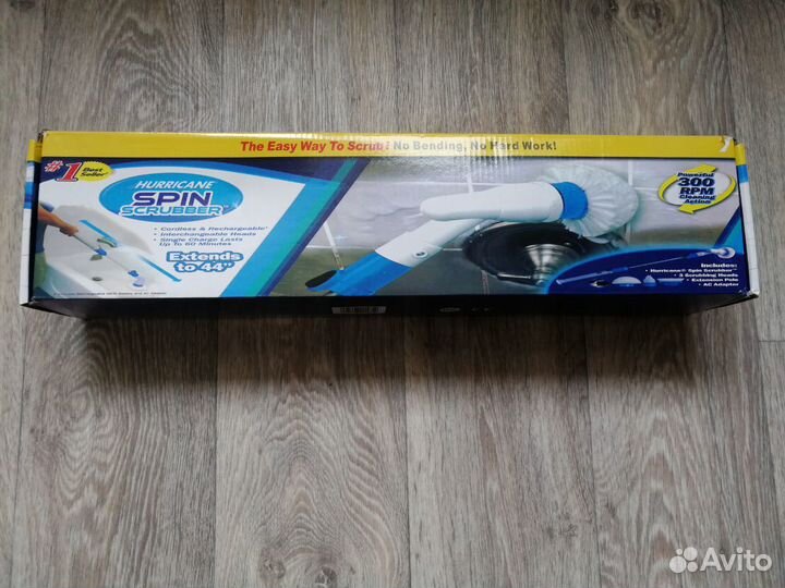 Беспроводная щётка для уборки. Кафель, стены, пото