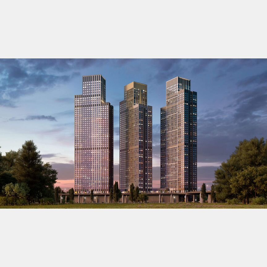 2-к. квартира, 83,5 м², 22/54 эт.