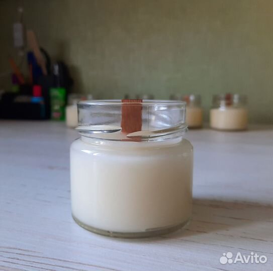 Аромасвечи с деревянным фитилем