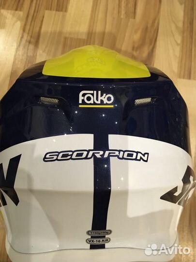 Scorpion VX-16 Air шлем мотошлем кроссовый
