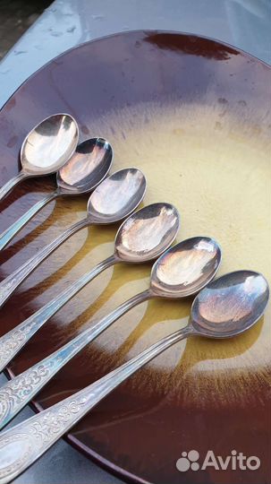 Чайные ложки из мельхиора СССР