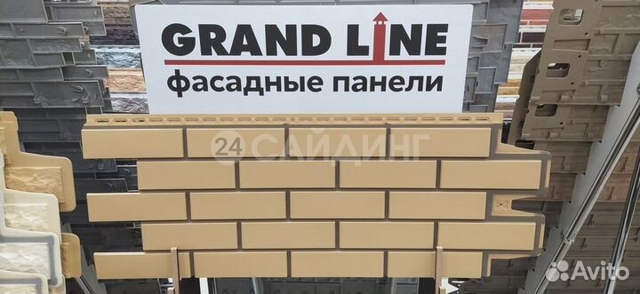 Фасадные панели Grand Line Кирпич Клинкерный desig