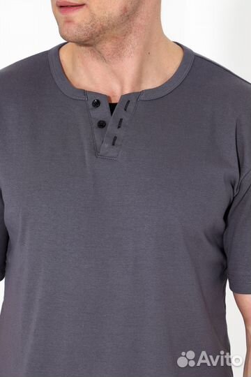 Футболка - антрацит №Н-6061. Оптом